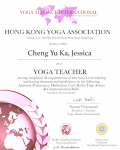 Cheng Yu Ka, Jessica _200 hours certificate