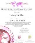 Wong Lai Man _200 hours certificate